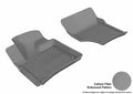 3D MAXpider 2007-2015 Audi Q7 Kagu 1st Row Floormat - Gray