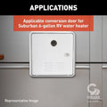 DOOR KITSMALL WHITE 2GWHD