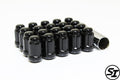Wheel Mate Muteki Closed End Lug Nuts - Deep Black 12x1.50