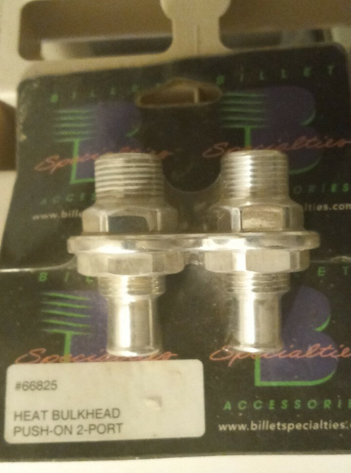 Heater Bulkhead Push-On 2 Port