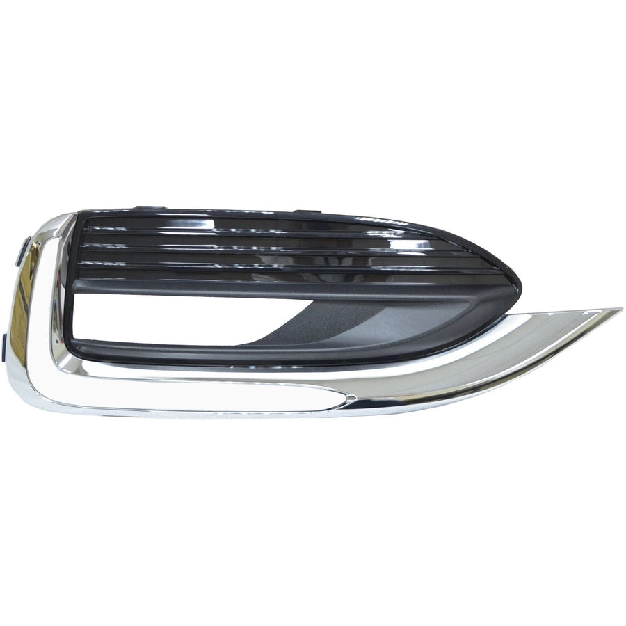 RH FRONT BUMPER INSERT FOG LAMP BEZEL; W/CHROME MOULDING; TEXTURED BLACK BUICK ENCLAVE 1820