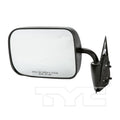 LH MIRROR OUTSIDE REAR VIEW MANUAL; BLACK DODGE RAM 1500/2500/3500 19941997