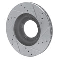 DFC 95-04 Toyota Tacoma Front Left Drilled & Slotted Silver Brake Rotor