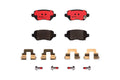 Brembo 2008 Saturn Astra Rear Premium NAO Ceramic OE Equivalent Pad
