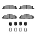 DFC 09-18 Dodge Ram 2500 Rear 5000 Advanced Semi Metallic Brake Pads and Hardware Kit