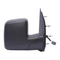 0809 FORD ECONOLINE VAN RH MANUAL FOLDAWAY OE MIRROR TEXTURED BLACK SINGLE GLASS