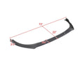 FRONT BUMPER LIP MATTE BLACK