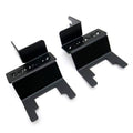 ~(1 lbs. 12X7X7)~ Rear Window Hinges Brackets To Mount (1) 30In Single Row Slim Line LED Light No Cut No Drill Installation Black Powder Coated Brackets Only