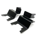 ~(1 lbs. 12X7X7)~ Rear Window Hinges Brackets To Mount (1) 30In Single Row Slim Line LED Light No Cut No Drill Installation Black Powder Coated Brackets Only