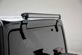 ~(1 lbs. 12X7X7)~ Rear Window Hinges Brackets To Mount (1) 30In Single Row Slim Line LED Light No Cut No Drill Installation Black Powder Coated Brackets Only