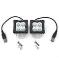 3 INCH ZROADZ LED FLOOD BEAM POD LIGHT CAST ALUMINUM/POLUCARBONATE LENS BLACK