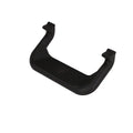 ~(3 lbs. 8X6X4)~ 07-18 - JK-JKU Tailgate Cover Antenna Mount - Left - Semi Gloss Black Powder Coat Alum Semi Gloss Black PC