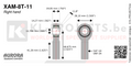 Male Rod End 1/2x5/8-18RH