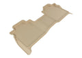3D MAXpider 2016-2019 Nissan Titan Crew Cab Kagu 2nd Row Floormats - Tan