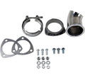 Granatelli 3.0in 304SS Turn Down w/V-Band & Gaskets
