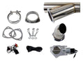 Granatelli 3.0in 304SS Turn Down w/V-Band & Gaskets