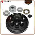 UBOLT KIT FOR 8000 LB 31/2 ROUND TRAILER AXLE 8 LONG UBOLTS 2 SPRING