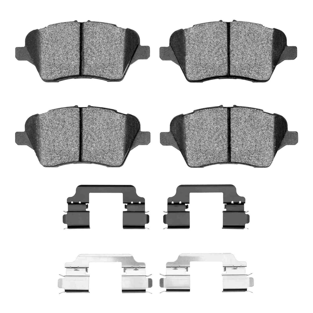 R1 14-23 Ford Fiesta (USA/Canada) Front Euro Ceramic Brake Pads & Hardware Kit