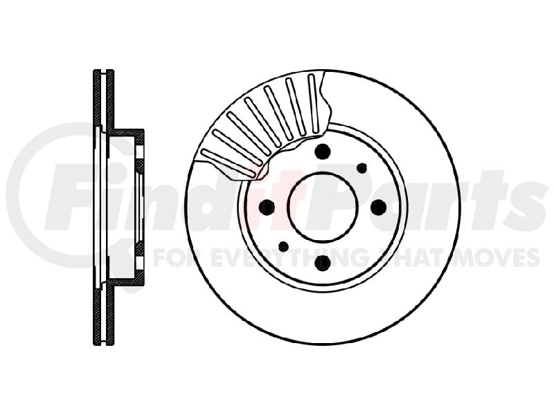 BRAKE DISC 8DD