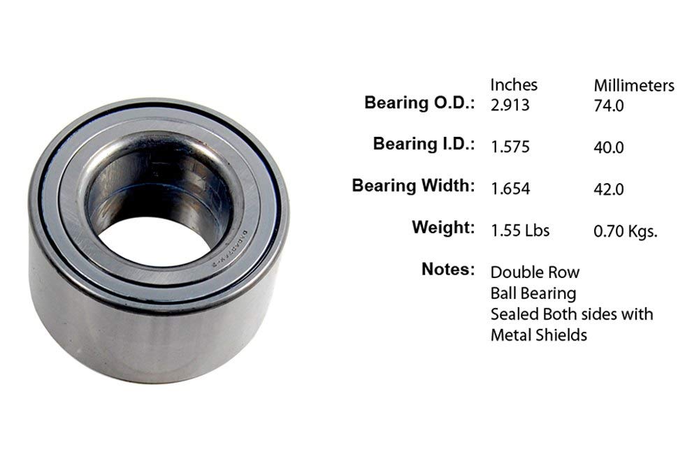 Centric Premium Ball Bearing - Front/Rear