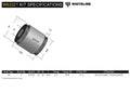 REAR CONTROL ARM LOWER REAR INNER BUSHING 0006 FOCUS