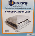 12V UNIVERSAL REPLACEMENT VENT SMOKE LID GALVANIZED COLLAR RETAIL BOX