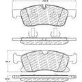 Stoptech PQ Pro Brake Pads Front Dodge Jeep Durango Grand Cherokee 2013 - 2018