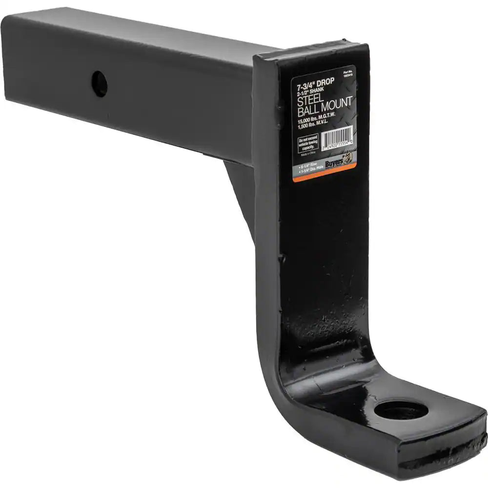 21/2 INCH BALL MOUNT WITH 73/4 INCH DROP