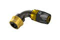 GReddy PRO/SPEC - 90 Degree AN16 Quick-Release Swivel Hose End(s) - Black / Gold anodized