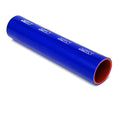 HPS Performance 3.75 ID 1 Foot Long High Temp 4-ply Reinforced Silicone Coupler Tube Hose Blue (95mm ID)