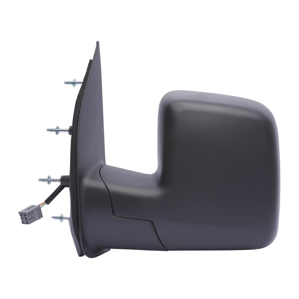 0809 FORD ECONOLINE VAN LH MANUAL FOLDAWAY OE MIRROR TEXTURED BLACK SINGLE GLASS