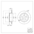 DFC 07-12 Dodge Nitro Rear Brake Rotor