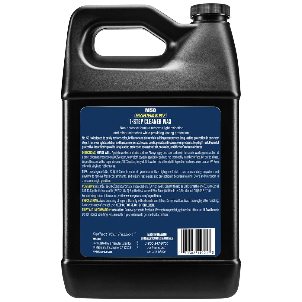 1GAL BOAT/RV CLEANER WAXLIQUID