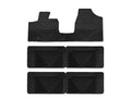 WeatherTech 08+ Chrysler Town & Country Front Rubber Mats - Black