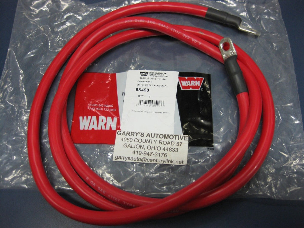 Warn red auto part