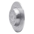 DFC 05-25 Audi A3 Quattro Rear Right Drilled & Slotted Silver Brake Rotor