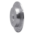 DFC 12-25 Dodge Attitude (Mexico) Rear Right Drilled & Slotted Silver Brake Rotor