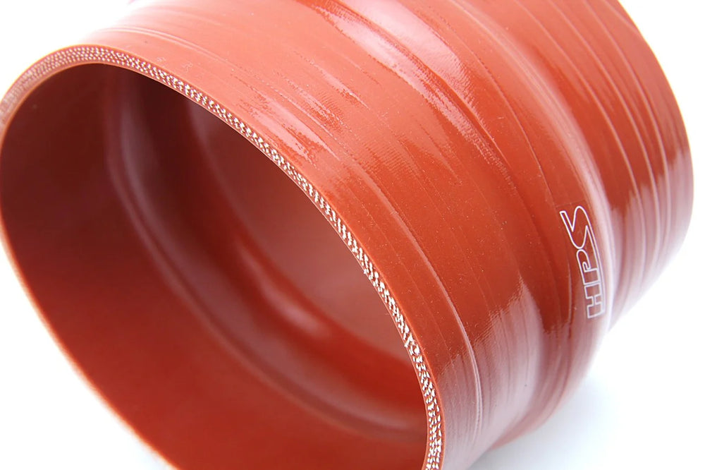 HPS Performance 3.75 ID 6 Long High Temp 4-ply Aramid Reinforced Silicone Hump Coupler Hose Orange (95mm ID 152mm Length)