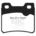 EBC 94-96 Saab 900 2.0 Turbo Redstuff Rear Brake Pads
