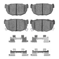 DFC 87-89 Nissan 300ZX Turbo Rear Active Performance Pads and Hardware Kit