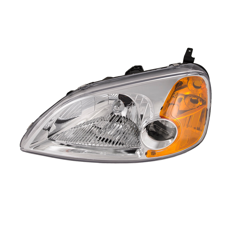 LH HEADLAMP LENS/HOUSING; 2DR COUPE; CIVIC 0103