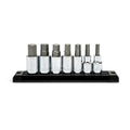 SET SKT HEX BIT SAE 1/2DR 7PC