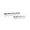 STUBBY SOCKET SET SAE 6PT 3/8 DR 13PC