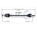 NEW CV AXLE