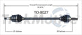 NEW CV AXLE