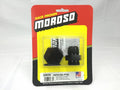 Moroso Positive Seal Fitting -12An - Black Anodized Aluminum - Single