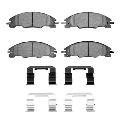 DFC 08-11 Ford Focus Front 5000 Advanced Ceramic Brake Pads and Hardware Kit