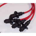 8mm Spark Plug Wire Set VW w/Male Tower Cap Red