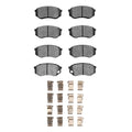 DFC 95-04 Mitsubishi Fuso FE Front 4000 HybriDynamic Brake Pads and Hardware Kit