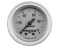 ~(1 lbs. 5X5X5)~ GAUGE CONSOLE PRESSURE 2 1/16 IN 100PSI SLVR DIAL SLVR BEZEL AUTOGAGE